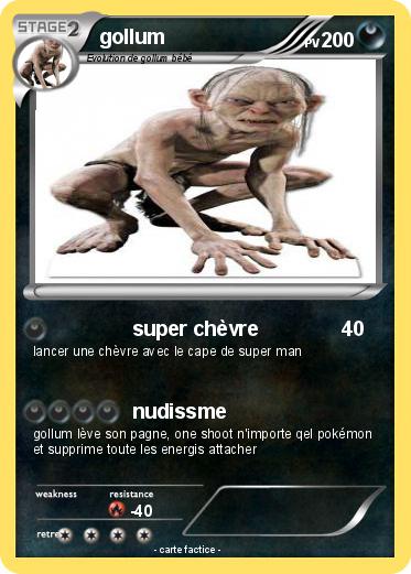 Pokemon gollum
