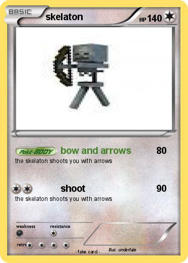 Pokemon skelaton