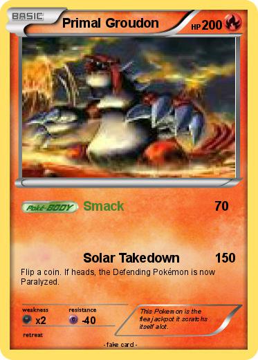 Pokemon Primal Groudon