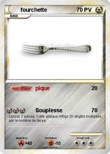 Pokemon fourchette