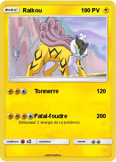 Pokemon Raikou