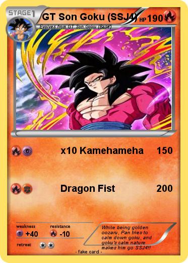 Pokemon GT Son Goku (SSJ4)