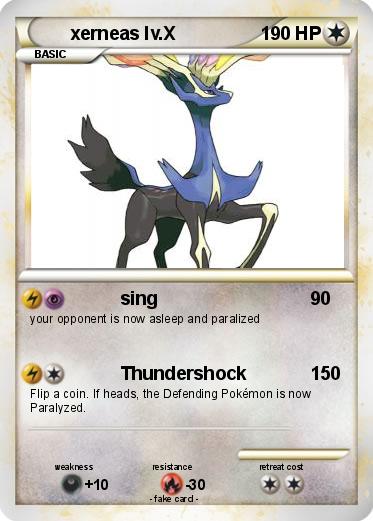 Pokemon xerneas lv.X