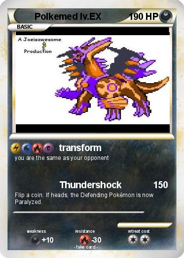 Pokemon Polkemed lv.EX