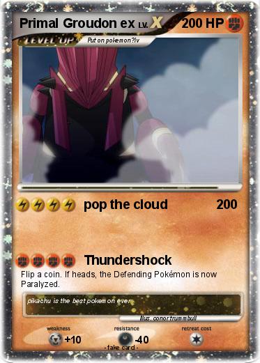 Pokemon Primal Groudon ex