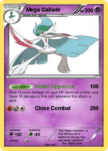 Pokemon Mega Gallade