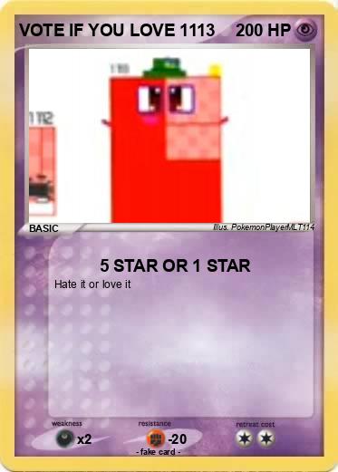 Pokemon VOTE IF YOU LOVE 1113