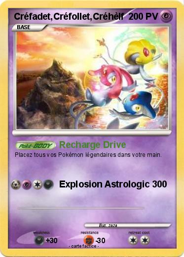 Pokemon Créfadet,Créfollet,Créhèlf