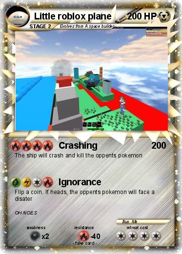 Pokemon Little roblox plane