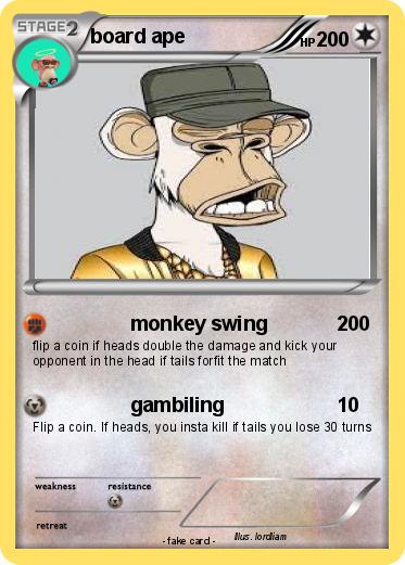 Pokemon board ape