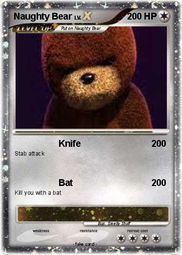 Pokemon Naughty Bear