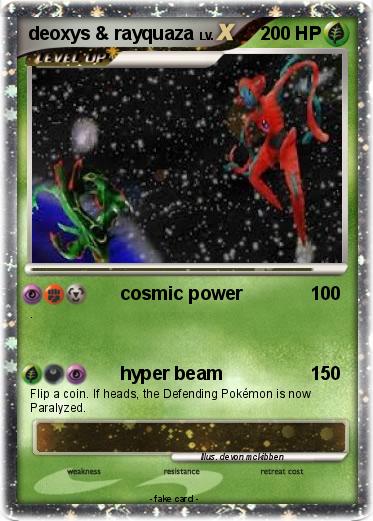 Pokemon deoxys & rayquaza