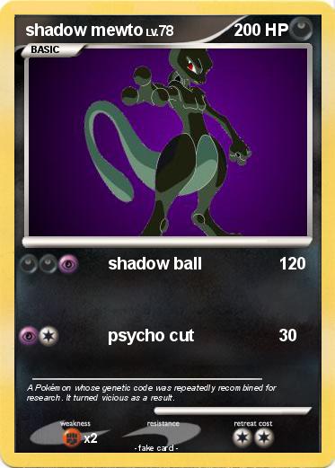 Pokemon shadow mewto
