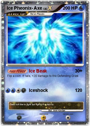 Pokemon Ice Pheonix- Axe