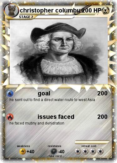 Pokemon christopher columbus