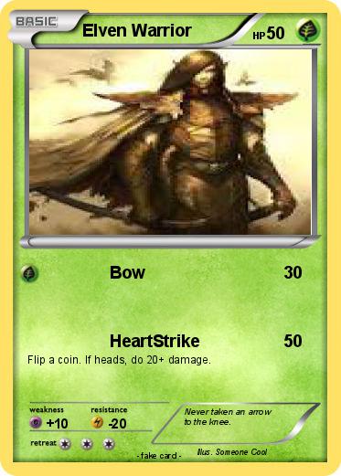 Pokemon Elven Warrior