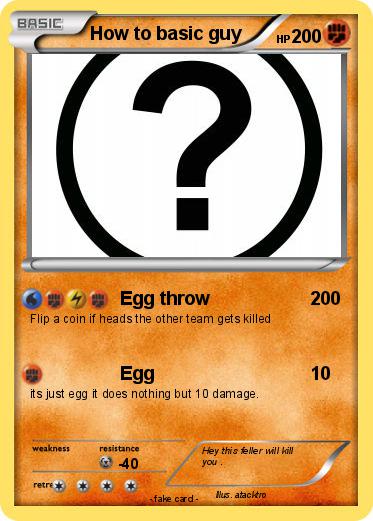 Pokemon How to basic guy