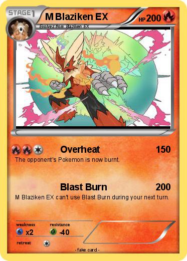 Pokemon M Blaziken EX