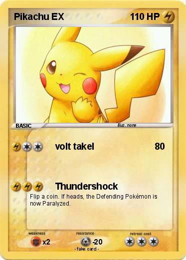 Pokemon Pikachu EX
