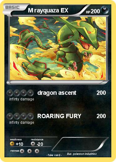 Pokemon M rayquaza EX
