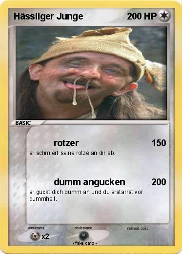 Pokemon Hässliger Junge