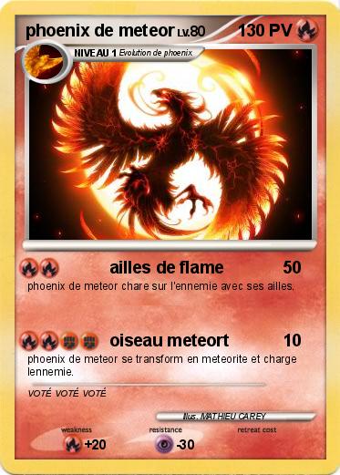 Pokemon phoenix de meteor