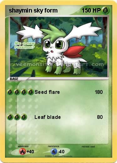 Pokemon shaymin sky form