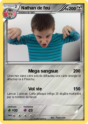 Pokemon Nathan de feu