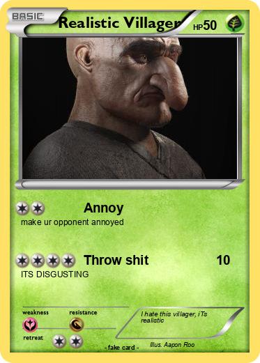 Pokemon Realistic Villager