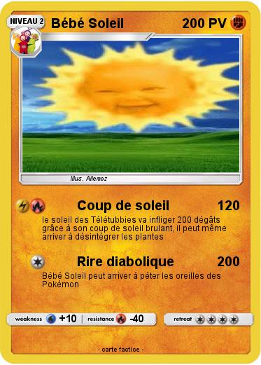 Pokemon Bébé Soleil