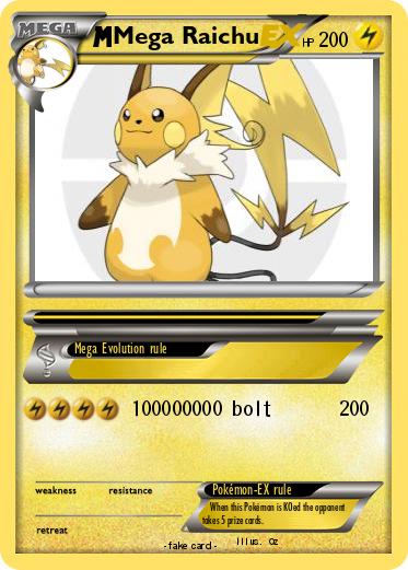Pokemon Mega Raichu