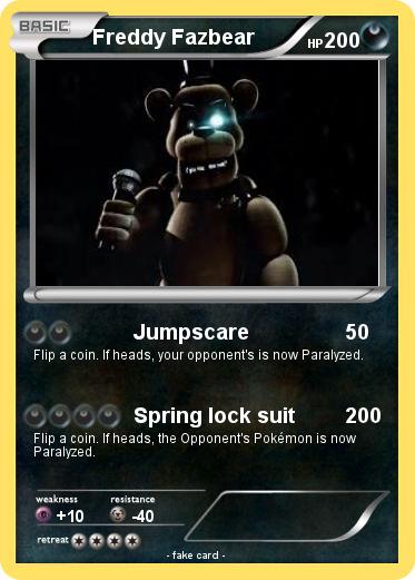 Pokemon Freddy Fazbear