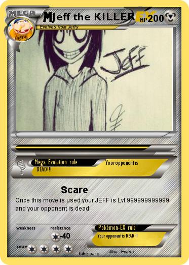 Pokemon Jeff the KILLER