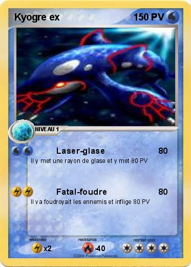Pokemon Kyogre ex