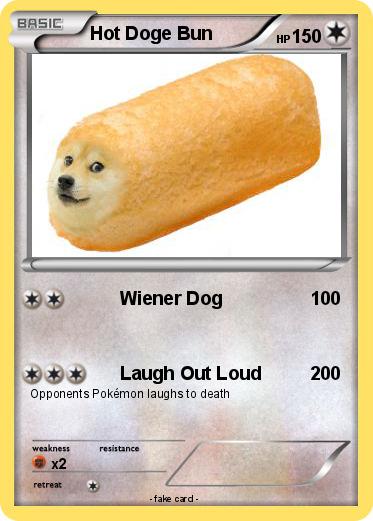 Pokemon Hot Doge Bun
