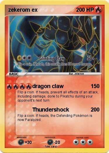 Pokemon zekerom ex