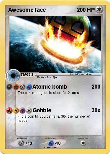 Pokemon Awesome face