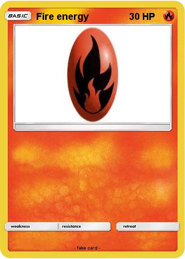 Pokemon Fire energy