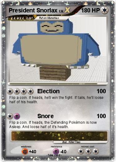 Pokemon President Snorlax