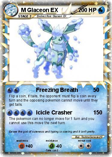 Pokemon M Glaceon EX