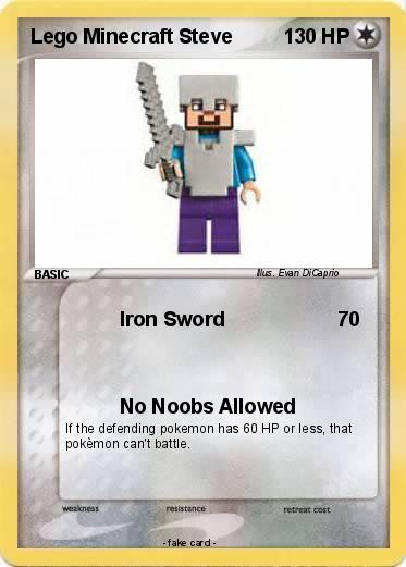 Pokemon Lego Minecraft Steve