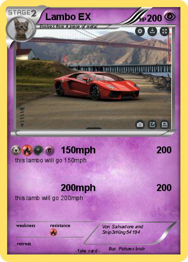 Pokemon Lambo EX
