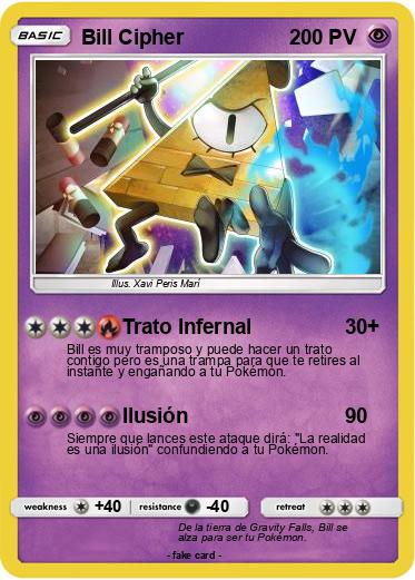 Pokemon Bill Cipher