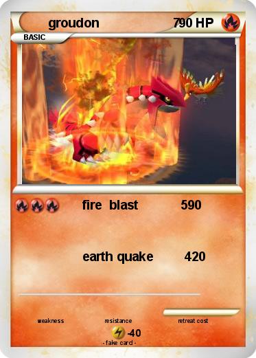 Pokemon groudon                     7