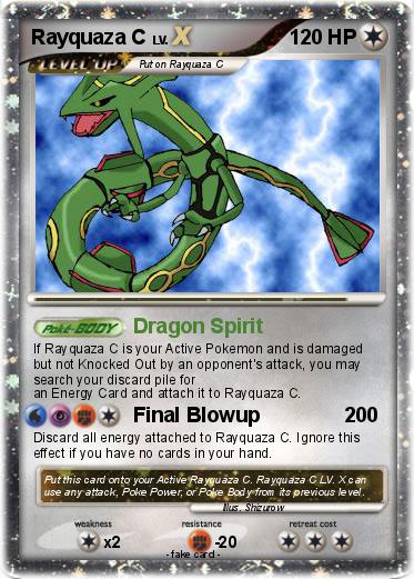 Pokemon Rayquaza C