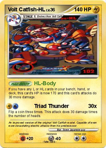 Pokemon Volt Catfish-HL
