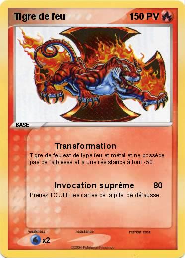 Pokemon Tigre de feu