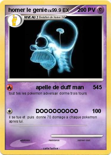 Pokemon homer le genie