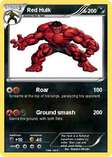 Pokemon Red Hulk