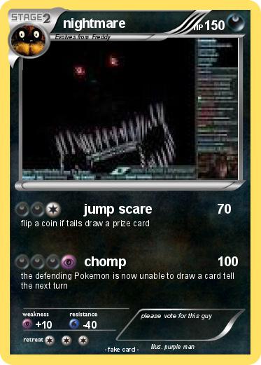 Pokemon nightmare